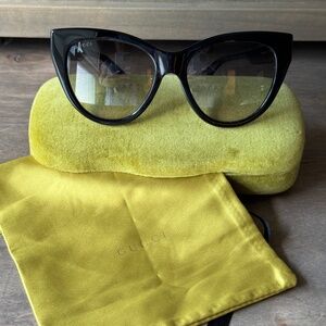 Gucci 53mm Cat Eye Sunglasses